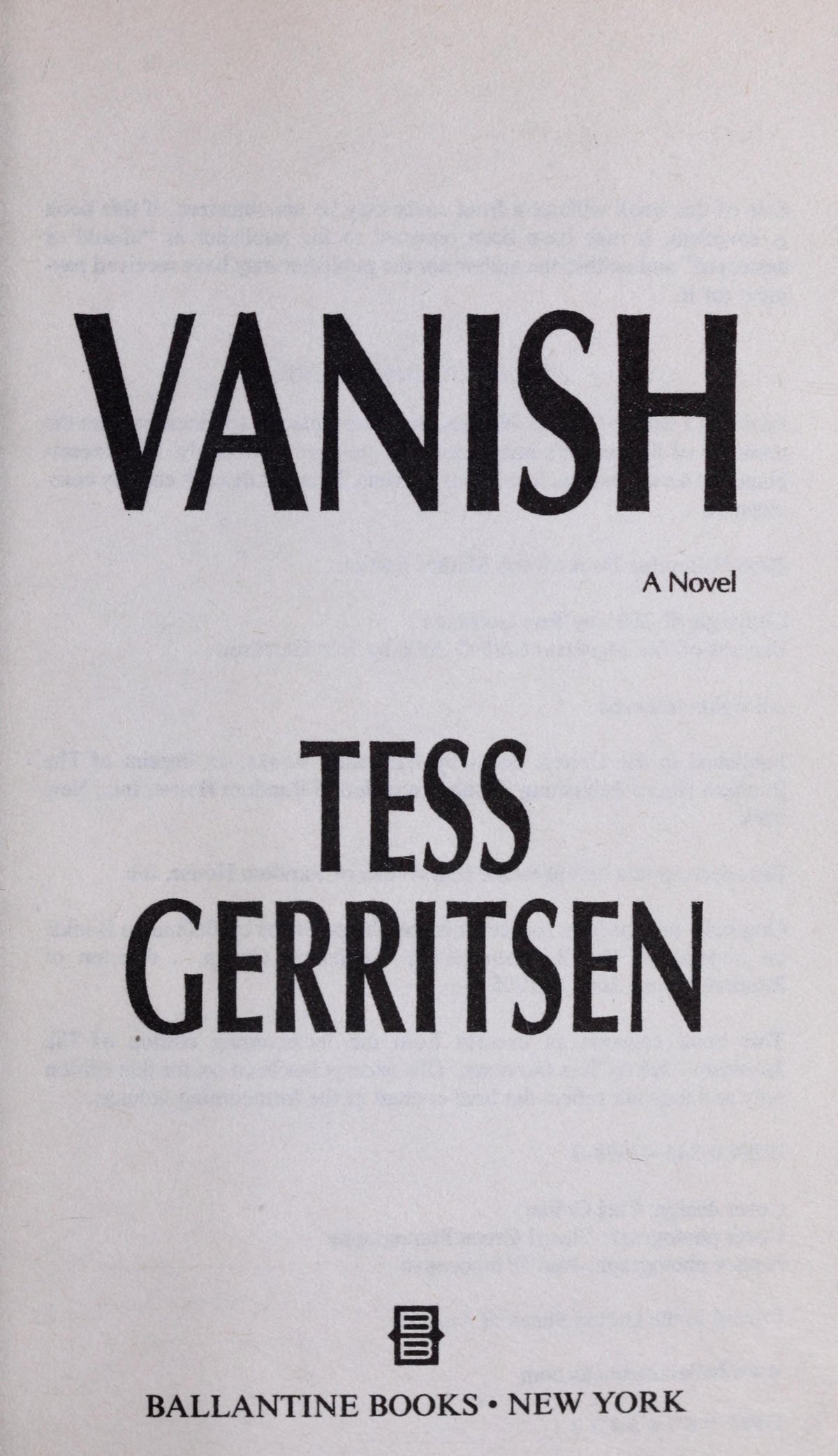 Vanish
